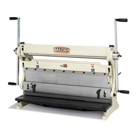 Baileigh Industrial Holdings Baileigh Industrial 3 in 1 Combination Shear Brake and Roll, 30in Bed Width, 20 Gauge 1006958